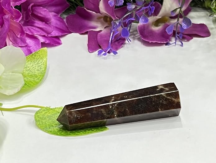WholesaleGemShop 3 Inch Gemstones Obelisk Tower Jumbo Facet Aura Rock Crystal Natural Polished Earth Wand Spirit