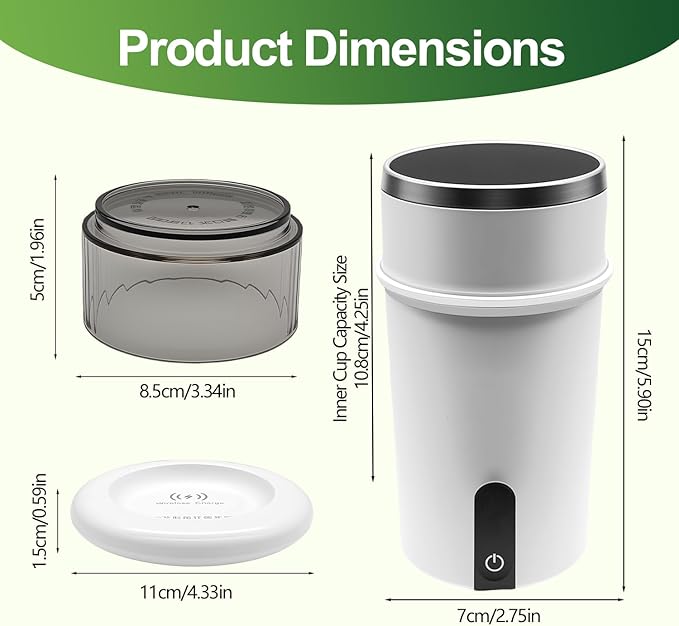 Portable O3Water Generator Cup Dispenser, Multi-Purpose O3 for Oral Care & Fruit Cleaning, Rechargeable Hydrogen Water Purifier and Mouthwash Cup for Teeth Brushing & Bathroom and Kitchen Use