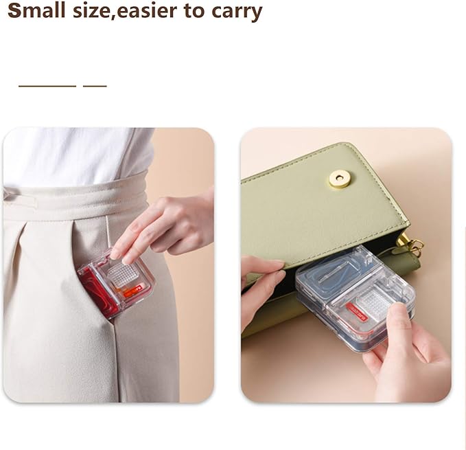 3 in 1 Japanese Multifunctional Pill Cutter,Double-Deck Pill Splitter for Small or Large Pills in Half,Pill Crusher & Grinder,Moisture-Proof Medicine Vitamin Organizer,Medicine Organizer Box