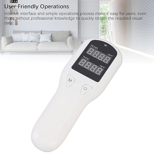 Marhynchus 2 in 1 Air Quality Tester Indoor Air Quality Monitor Portable VOC & Odor Detector with Real Time Display for Home Office New Houses