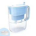 Waterdrop 200-Gallon Long-Life 10-Cup Water Filter Pitcher with 1 Filter, NSF Certified, 5X Times Lifetime, Reduces PFOA/PFOS, Chlorine, BPA Free, Blue