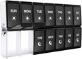 XL Weekly Pill Organizer 2 Times a Day, Fullicon Extra Large Daily Pill Cases Oversized AM PM Pill Box Twice a Day for Vitamin/Fish Oil/Pills/Supplements