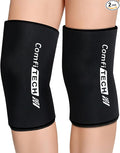 ComfiTECH 2 Pack Knee Ice Pack Wraps, Elbow Calf Brace Flexible Reusable Gel Cold Compression Sleeve for Soothing Meniscus Tear and ACL Discomfort, Muscle Relaxation, Sports Recovery, Medium