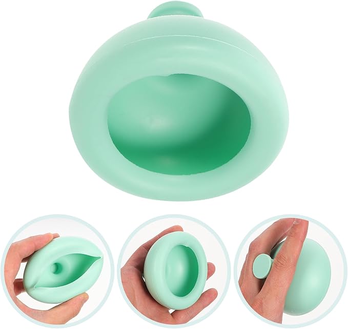 EXCEART Pressure Drum Massage Chest Physical Cup Percussion Treatment for The Inability to Expectoration and Long-Term Bed Rest Basic Nursing Work Blue