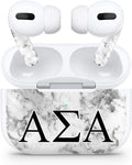 AirPod Pro Skin 3M Custom Vinyl Wraps Decal Sticker Stylish Covers for Protection & Customization for 2019 Model A2190 - Alpha Sigma Alpha