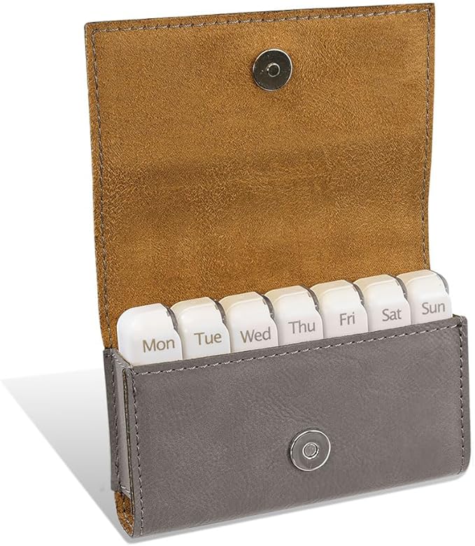 Engraved Pill Box, Custom Medicine Pill Case, Personalized Tablet Vitamin Holder, Pocket Travel Pill case, 11 Unique Design Option