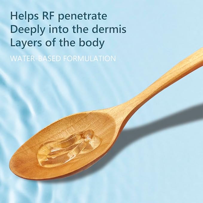 Radio Frequency Gel for Use with RF Facial Machine, Conductive Gel for Face Microcurrent, Use for Skin Soothing and Hydrating, 300g Tube (Pack of 2)