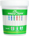 Easy@Home Drug Test Cup: Urine Drug Tests Kit for Home Use, Testing for AMP,BAR,BZO,COC,MDMA,MET,MTD,OPI 2000,OXY,PCP,TCA,THC50, Built-in Highly Sensitive THC Test Strip, #ECDOA-7124 1 Pack