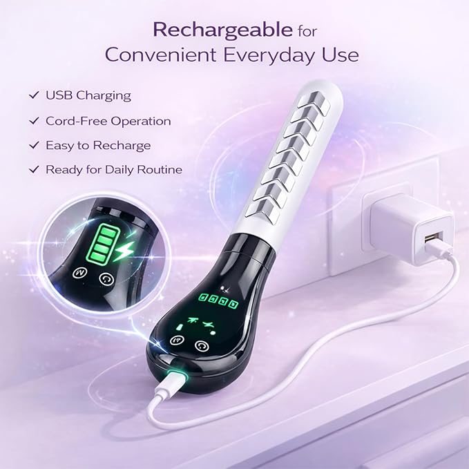 Pelvic Floor Exerciser for Women, kegel Pelvic Floor Trainer, Pelvic Floor strengthening Device, kegel Exercise Tool with Multiple Modes, Discreet Rechargeable Personal Care Device (White)