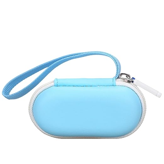 Fingertip Pulse Oximeter Case for Zacurate for HealthTree for Vibeat Children Digital Fingertip Pulse Oximeter Blood Oxygen Saturation Monitor (Blue-Case Only) (Black)