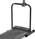 Handle Bar for Walking Pad Only, with Phone Holder, Suitable for Models 20+ Walking Pad, 19.7in Wide, Adjustable Handrail Height (Max 43.3in), Non-Slip Feet, Easy to Assemble, Stable Design, Black
