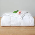Weighted Blanket 12lbs Twin Size White 48"x72" Weighted Blankets for Adults Heavy Blanket are Comfortable and Cozy