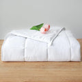 Weighted Blanket 15lbs Queen Size White 60"x80" Weighted Blankets for Adults Heavy Blanket are Comfortable and Cozy