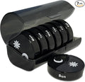 Pill Organizer 2 Times a Day AM PM, Weekly 7 Day Medication Organizer, Large Capacity Pill Box for Vitamins, Fish Oil & Supplements – Travel Pill Case