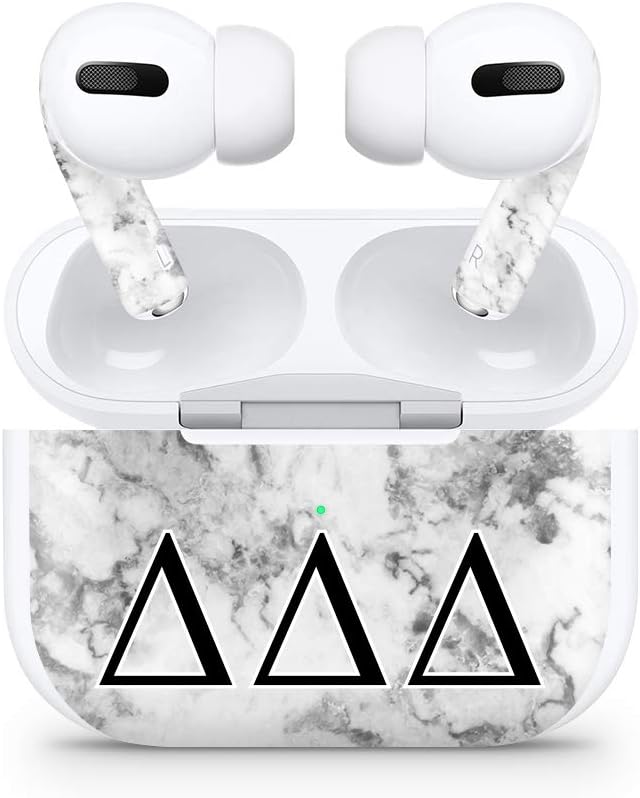 Apple AirPod Pro Skin 3M Custom Vinyl Wraps Decal Sticker Stylish Covers for Protection & Customization for 2019 Model A2190 - Delta Delta Delta
