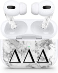 Apple AirPod Pro Skin 3M Custom Vinyl Wraps Decal Sticker Stylish Covers for Protection & Customization for 2019 Model A2190 - Delta Delta Delta