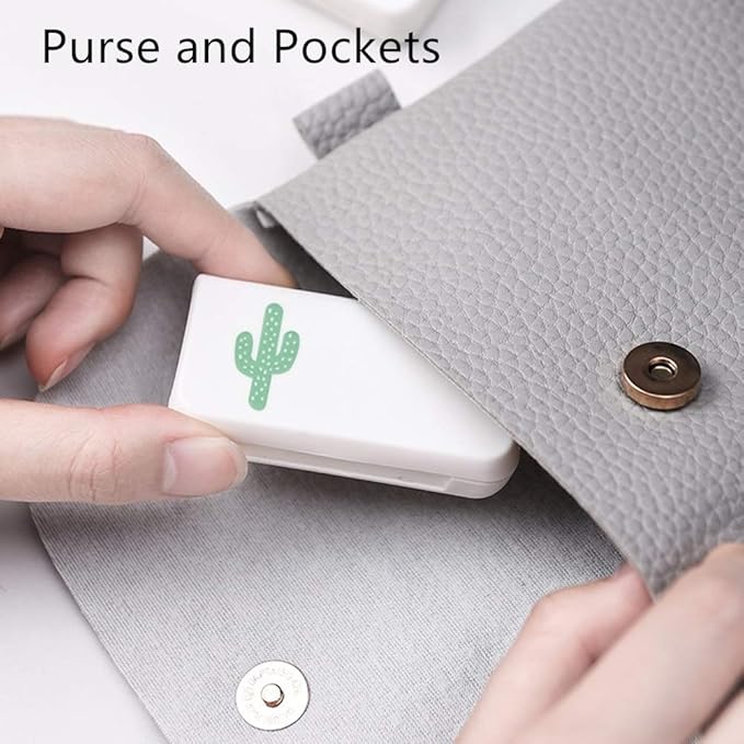 4 Pcs Daily Pill Box Case Waterproof Medicine Organizer Vitamin Holder Mini Pill Medicine Container for Travel Use