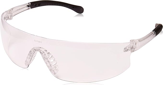 Pyramex Provoq Safety Eyewear Blue Mirror Lens Black Temples