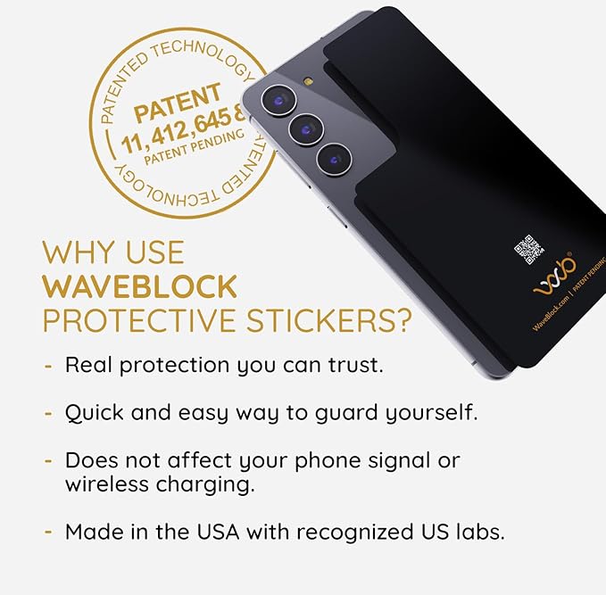 WAVEBLOCK Protection Sticker for Samsung Galaxy S22 Ultra