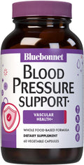 Bluebonnet Nutrition Blood Pressure Support, Vascular Health*, Non-GMO, Vegan, Gluten-Free, Soy-Free, Dairy-Free- 60 Vegetable Capsules, 30 Servings