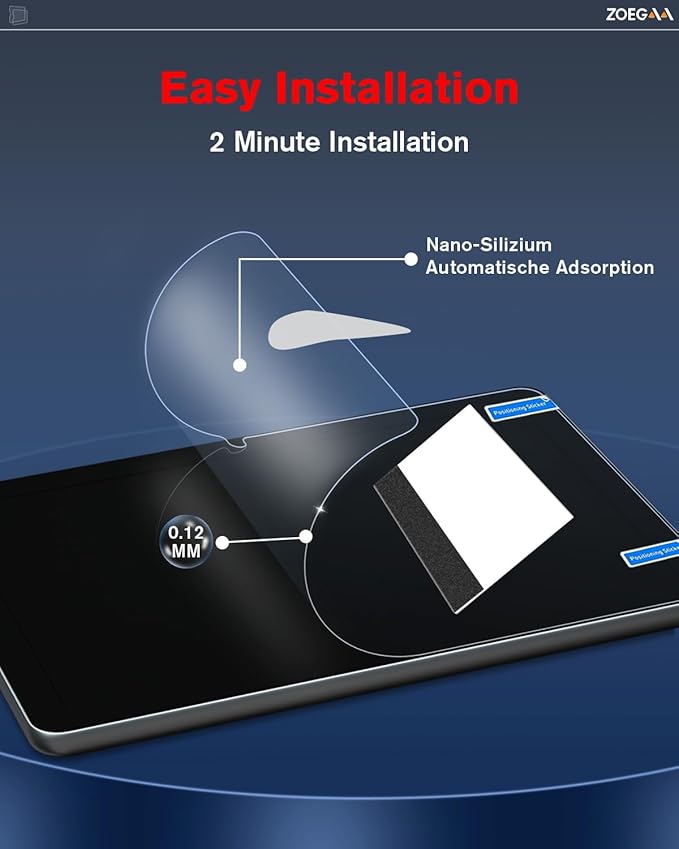 ZOEGAA for iPad Air 13 inch Screen Protector Anti Blue Light 13 inch (M2 2024), Eye Protection Blue Light Blocking Film Reduces Digital Eye Strain