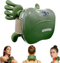 Bionic Heated Massager, Wireless Portable Shiatsu Neck and Back Massager, Electric Deep Tissue 4D Kneading Massage, Simulated Human Hand Design for Pain Relief and Muscle Relax (Green)