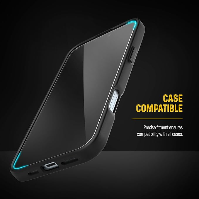 magglass for iPhone 16 Screen Protector, Toughened Tempered Glass with Easy-installation Applicator (2-Pack)