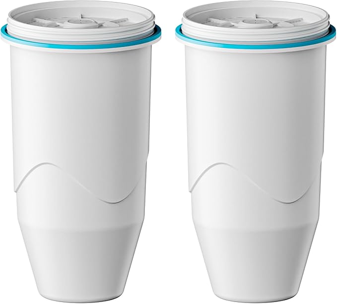 Replacement for Zero Water Pitchers and Dispenser ZR-001 ZR-004 ZP-006 ZR-017, Five-Stage Filter System, Reduce Lead, Chromium, PFOA/PFOS by GAMOTH, 2 Count