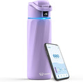 BOOST Smart Water Bottle that Reminds You to Drink, 24oz BPA-Free Stainless Steel Vacuum Insulated, Wide Mouth Water Tracker Bottle with APP for School, Gym, Office, Ideal for Mother's Day
