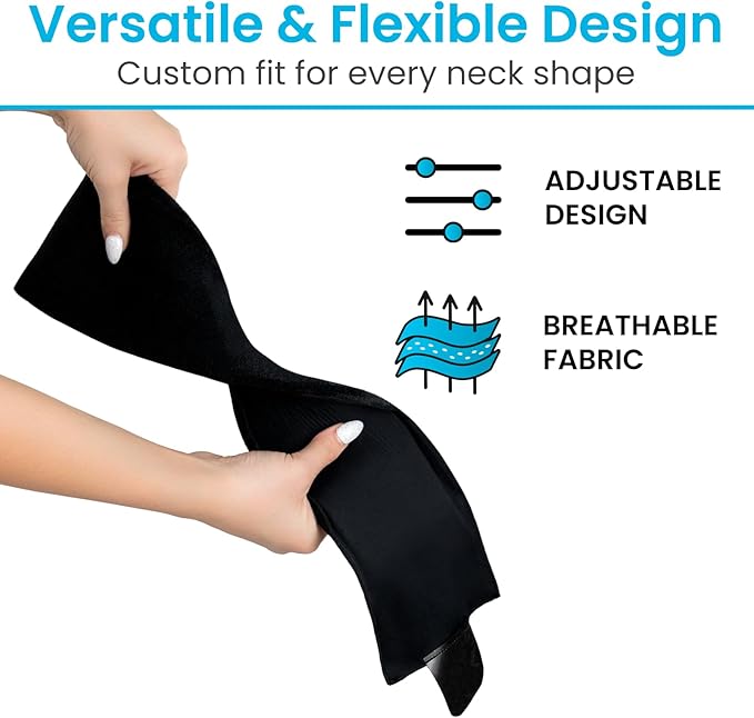 Arctic Flex Neck Ice Pack Wrap Gel - Reusable Hot & Cold Cervical Ice Pack for Neck, Shoulders, Pain Relief & Injuries - Cold Compress Cervical Wrap for Sprains, Swelling, Inflammation & Surgery