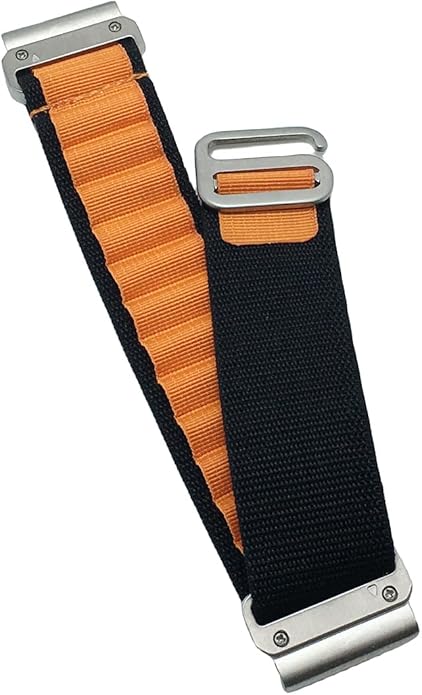 Custom Fit by Wrist Size, Small & Large Wrists, for Garmin Nylon Watch Band –– Compatible with QuickFit 20mm / 22mm / 26mm, Fenix 7, Instinct 2X, Forerunner, Epix, Tactix, MARQ, quatix, Approach