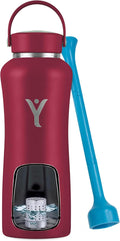 DYLN Hydrogen Water Bottle | Create Hydrating Alkaline Hydrogen-Rich Water Up to 9 pH | Vacuum Insulated Stainless Steel Water Bottle | Keeps Water Cold for 24 Hours