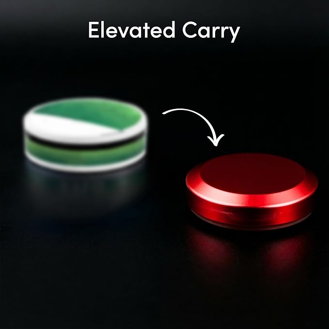 Aluminum Zyn Can – Slim Metal Zyn Container for Pouches & Snus | Core Series | Crimson Red