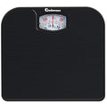 Adamson A21 Analog Scales for Body Weight - Up to 300 LB - New - Anti-Skid Rubber Surface - Large Numbers - Analog Bathroom Scale - Affordable - Durable with 20-Year Assurance - Full Black