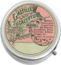 Vintage Eucalyptus Menthol Apothecary Medicine Pill Box