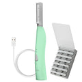 SPA SCIENCES - SIMA Patented Dermaplane Razor for Women Face – Painless 2-in-1 Facial Exfoliation & Peach Fuzz Hair Removal – Anti-Aging – 3 Speeds – Rechargeable – 7 Weeks Treatment