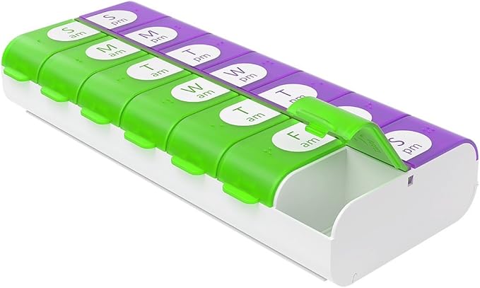 Ezy Dose® Easy Fill Weekly AM/PM Pill Organizer