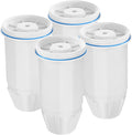 Fit for zero Pitcher and Dispenser ZR-001 ZR-004 ZP-006 ZR-017 Water Filter, Multi-Stage Filter System, Reduce Lead, Chromium, and PFOA/PFOS, Pack of 4,by Cobectal