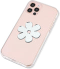 Ellie Rose Mirror Decal for Smartphone, Stick-On Mirror Phone Charm Sticker (Flower)