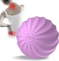 2.3" Mini Electric Vibrating Massage Ball, 10-Speed Vibrating Foam Roller for Relieving Muscle Tension & Soreness, and Promoting Blood Circulation Before & After Exercise (Purple)