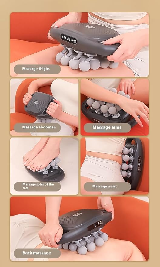 16-Head Massage Gun, Deep Tissue Back Massager, Electric Handheld Massager 2026 new Model for Back, Shoulders, Legs, Muscle Pain Relief, Ideal Gifts for Women, Men, Mom, and Dad