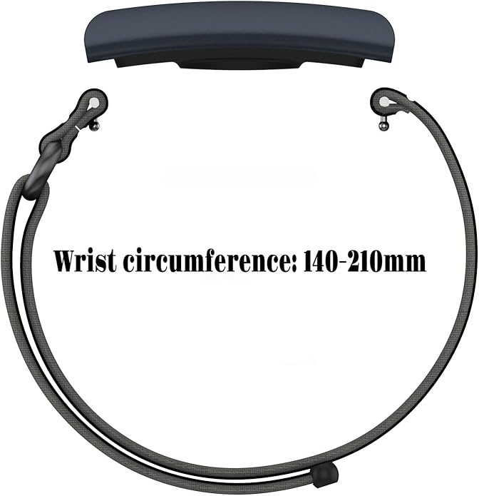 3-Pack Adjustable Nylon Band Compatible with Amazfit Helio Fitness Tracker Strap, Breathable Arm/Ankle Strap with Quick Release & Secure Hook-and-Loop Closure