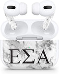 Apple AirPod Pro Skin 3M Custom Vinyl Wraps Decal Sticker Stylish Covers for Protection & Customization for 2019 Model A2190 - Epsilon Sigma Alpha