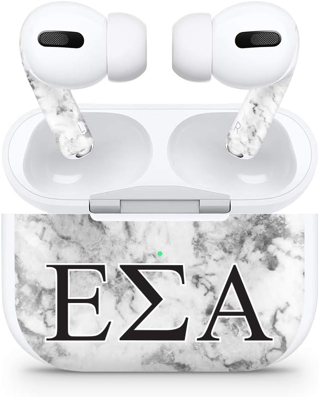 Apple AirPod Pro Skin 3M Custom Vinyl Wraps Decal Sticker Stylish Covers for Protection & Customization for 2019 Model A2190 - Epsilon Sigma Alpha