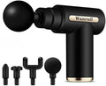 Massage Gun,Upgrade Deep Tissue Muscle Massage for Pain Relief,Percussion Massager with 4 Massage Heads & Silent Brushless Motor,Portable Handheld Massager Gifts for Women Men