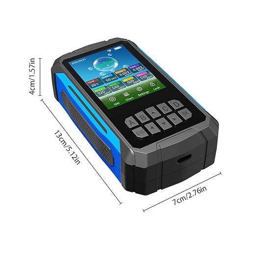 Air Quality Detector Ionizer Meter Alarm Function Portable Air Tester with Negative Ion Concentration Temperature Humidity VOC PM2.5 PM10 CO CO2 for Home Car Office (Black)