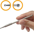 Dual Head Tip Acupuncture Ear and Body Point Probe Pocket Ear Chart and Pouch