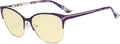 Eyekepper Blue Light Glasses - Semi Rimless Digital Eyeglasses for Women Blocking Computer Screen UV Rays