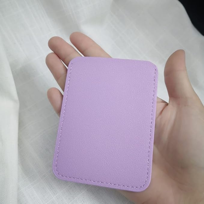 Birth Control Pill Case Holder Credit Card Sleeve Slim Wallet (Purple)