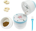 4 in 1 Pill Cutter Crusher Fine Powder with Storage, 1/4 1/2 Pill Cutter Splitter for Cutting Small and Large Pills, Ideal for Cutting Tablets, Vitamins